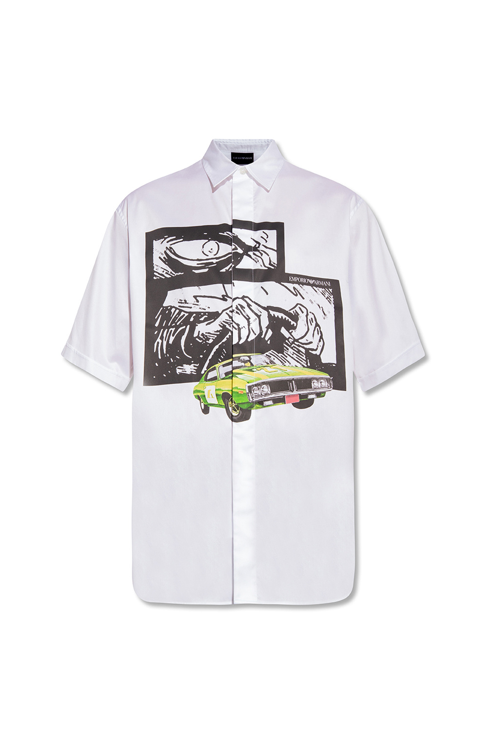 White Racing collection shirt Emporio Armani Emporio armani in